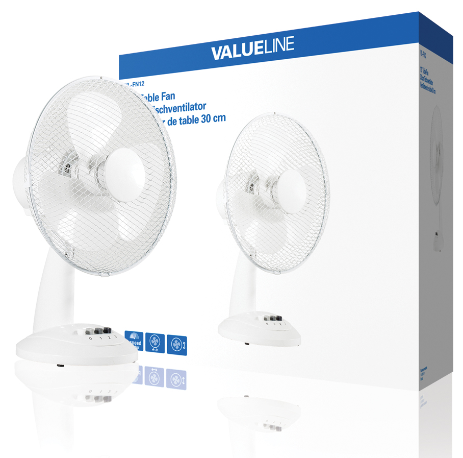 VENTILATORE DA TAVOLO 30CM 3 VELOCITA''