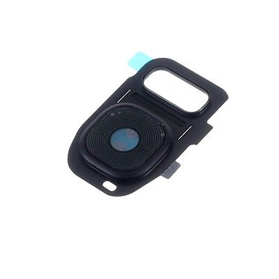 VETRINO FOTOCAMERA BLU COMPLETO DI CORNICE PER SAMSUNG G930F GALAXY S 7