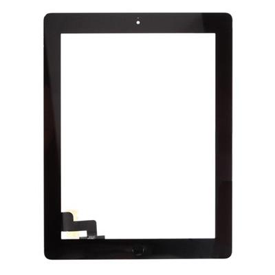 [VTOIPAD2N] VETRO TOUCH SCREEN PER APPLE IPAD2 NERO COMPATIBILE COMPATIBILE COMPLETO DI FLAT TASTO HOME E TASTO ESTERNO