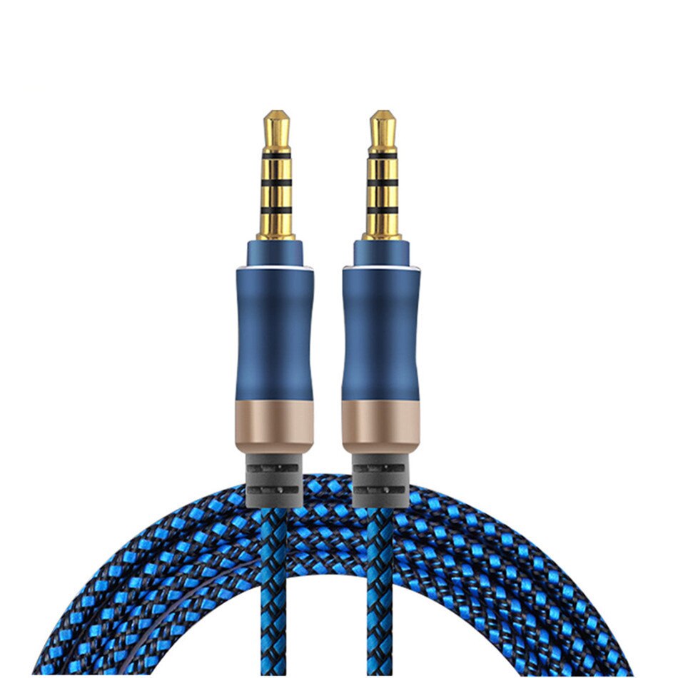 [JACK4PBLU] Cavo Jack Jack 3,5mm 4 poli HQ 1,5mt Blu