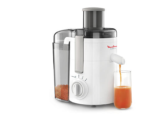 MOULINEX CENTRIFUGA 300W  Frutelia + Centrifuga Ampia Apertura 2 Velocità e Modalità Pulse BIANCO