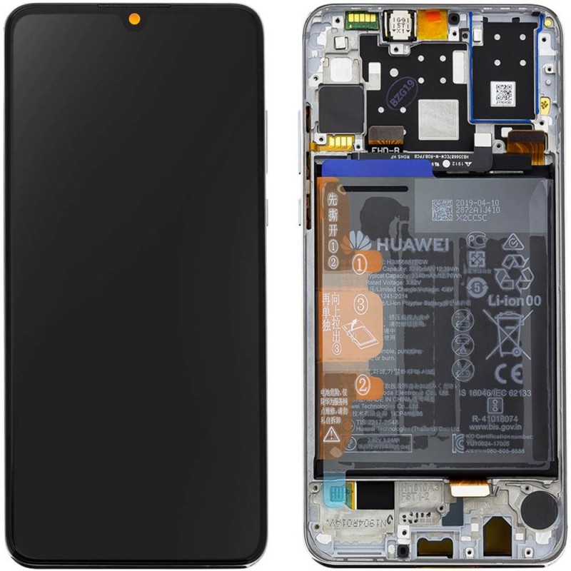 DISPLAY BIANCO HUAWEI P30 LITE NEW EDITION MAR-L21BX