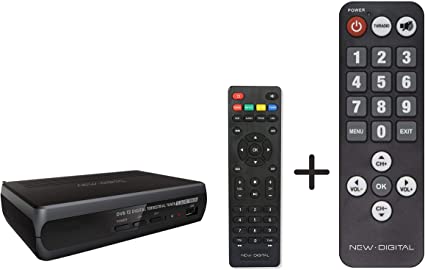 [T2-265HDSENIOR] New Digital DVB-T2 Decoder Digitale Terrestre Con Telecomando Senior T2 265 HD