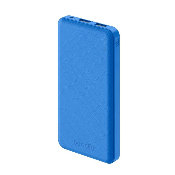 [DST-04912] Celly Powerbank 10000 mAh Fast Charge Blue