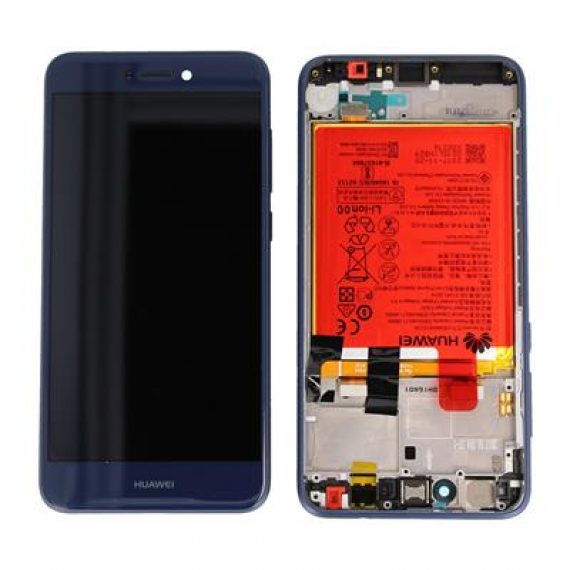 [DST-04939] Display Lcd completo di touch screen frame e batteria Originale per Huawei P8 Lite 2017 PRA-LX1 - blu