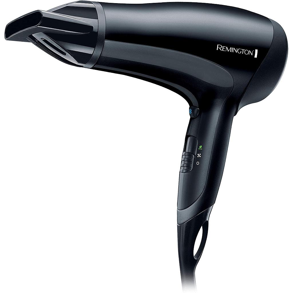 [D5000] Remington D5000 Asciugacapelli, 1800 W, 3 Temperature, 2 Velocità, Nero