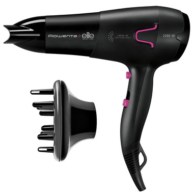 Rowenta CV5622 Asciuga Capelli, Nero, 2200 W