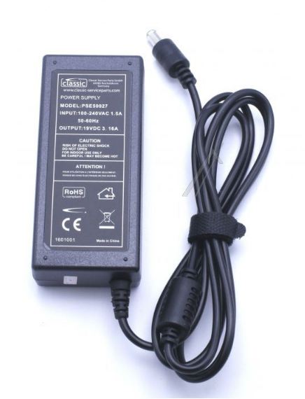 [DST-02784] Alimentatore Compatibile 19V 3.16A 60W per Tv LG