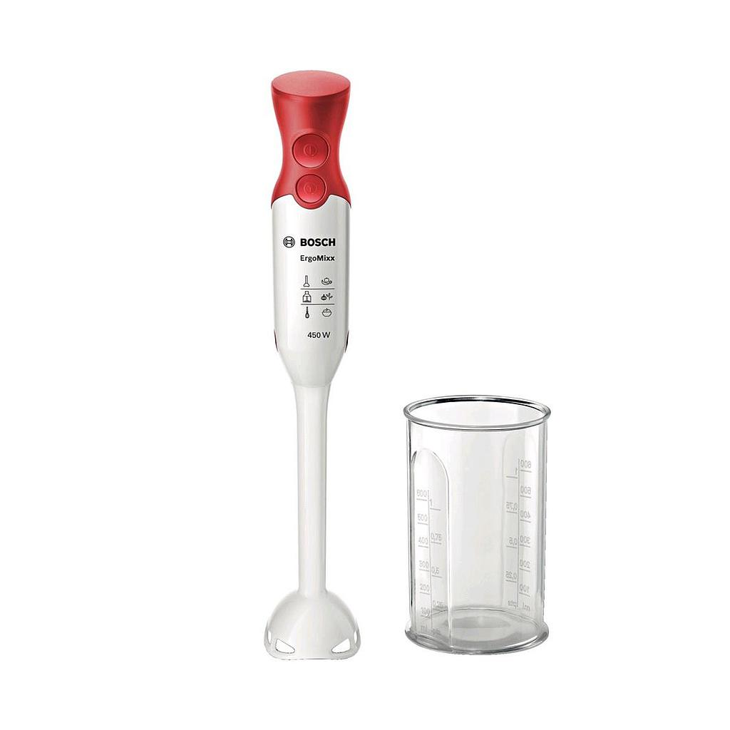 [MSM64110] Frullatore a Immersione ErgoMixx 450 W Bianco-Rosso