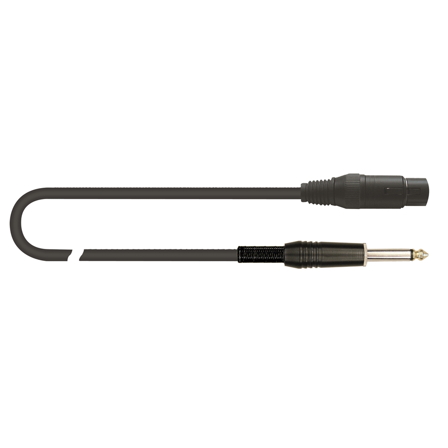 [30.02188] Cavo audio XLR F Cannon - Jack 6.3mm 1mt MCR/612K-1