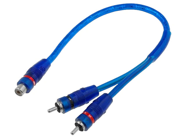 Sdoppiatore RCA 1 Presa F / 2 Spine M
