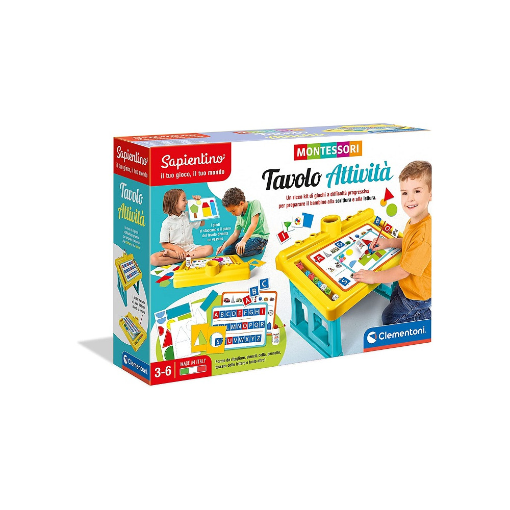 [CL16340] Clementoni Sapientino Tavolo attività Banchetto Montessori