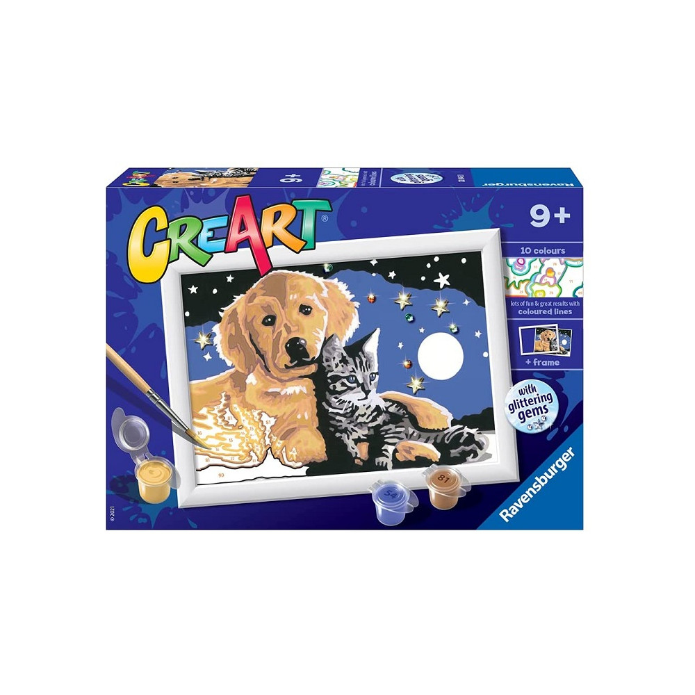 [RA20045] Ravensburger CreArt, Cielo Stellato, Dipingere con i Numeri