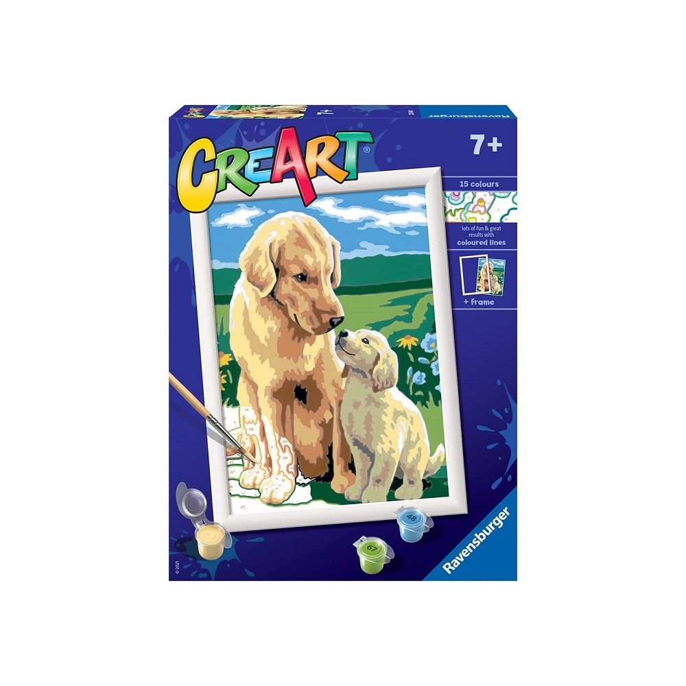[RA20048] Ravensburger CreArt, Retriever sul Prato