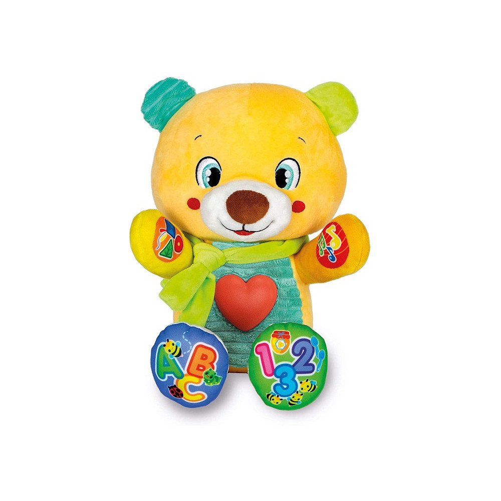 Clementoni Lele Coccole e Parole Orsetto Peluche parlante 6 Mesi+
