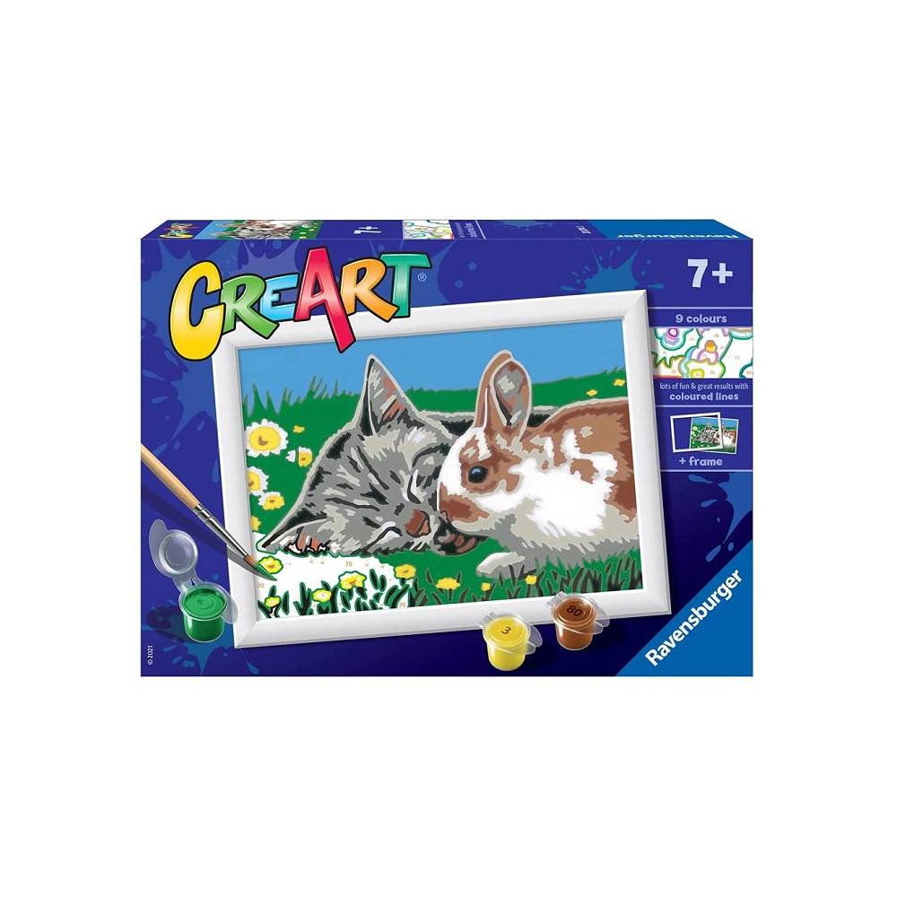 [RA20074] Ravensburger CreArt, Riposino sul Prato, Dipingere con i Numeri