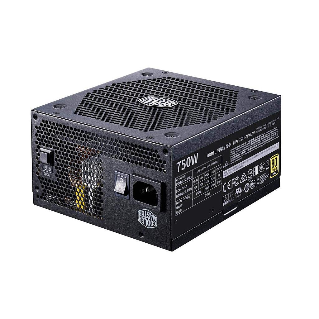 Alimentatore Cooler Master V750 80Plus Gold modulare 750W - Nero