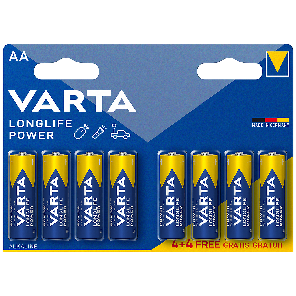 Batterie Stilo 8pz Alkaline - Varta