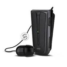 [CLIPON2] Auricolare SGS Filo Retrattile Bluetooth Nero