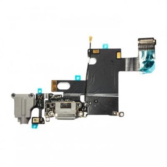 [DST-05558] Connettore di Ricarica per iPhone 6 + Microfono + Connettore Jack - Bianco