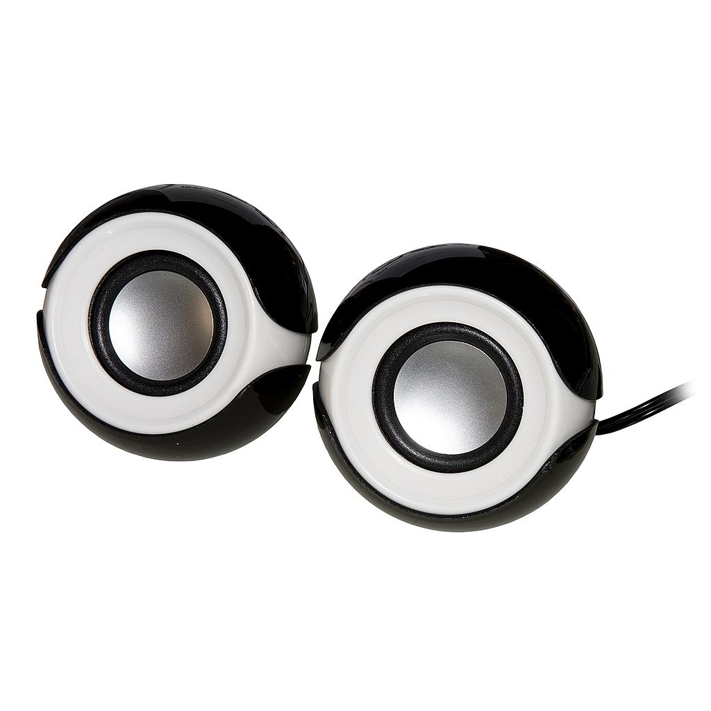 [LKSP02] CASSE AUDIO 3 WATT CON CONTROLLO VOLUME SPINA 3,5MM E ALIMENTAZIONE USB
