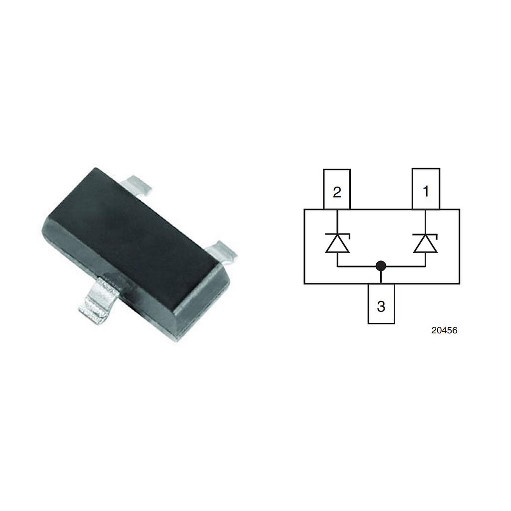 Doppio diodo Zener da 18V SOT-23 0.3W
