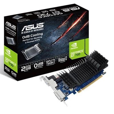 [GT730-SL-2GD5-BRK] SCHEDA VIDEO ASUS GT730 NVIDIA 2GDDR5 64BIT PCIE2.0 VGA DVI-D HDMI