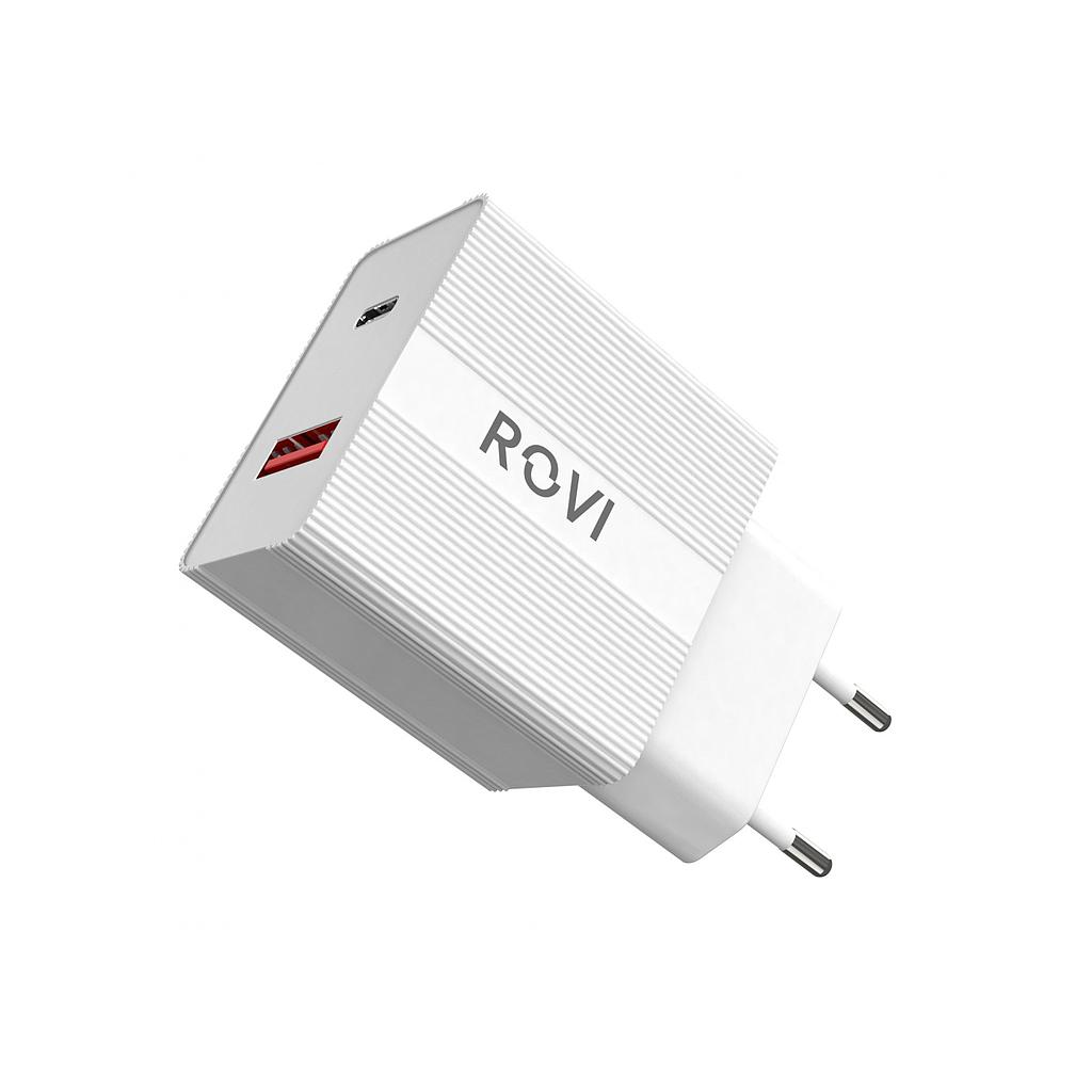 ALIMENTATORE FAST CHARGER USB TIPO-C ROVI