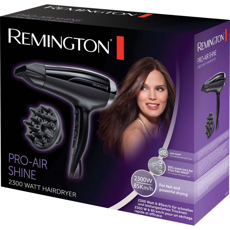 [D5215] REMINGTON ASCIUGACAPELLI 2300W PRO-AIR SHINE 3 TEMPERATURE 2 VELOCITA'