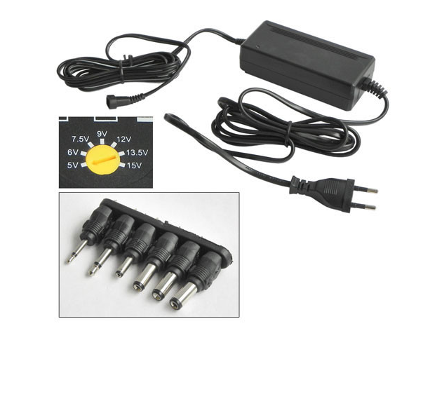 Alimentatore Variabile 5V 6V 7,5V 9,0V 12V 13,5V 15V 3A