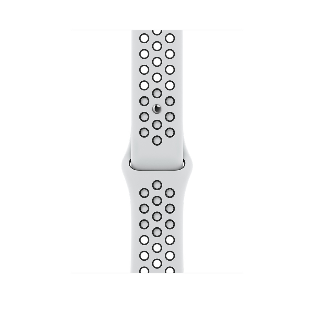 Cinturino Apple Nike Sport platino bianco (45 mm)