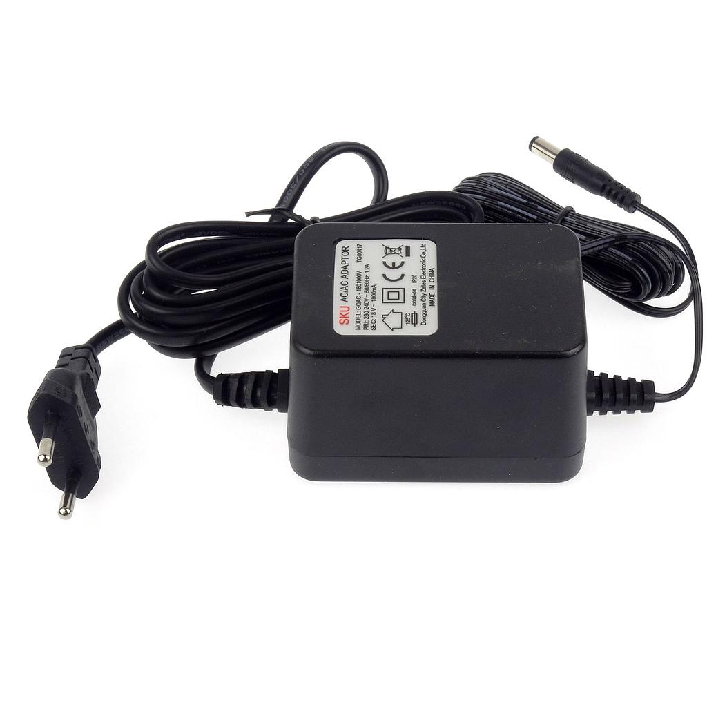 [TG00417] Alimentatore Originale PROEL per mixer 18V AC 1000mA
