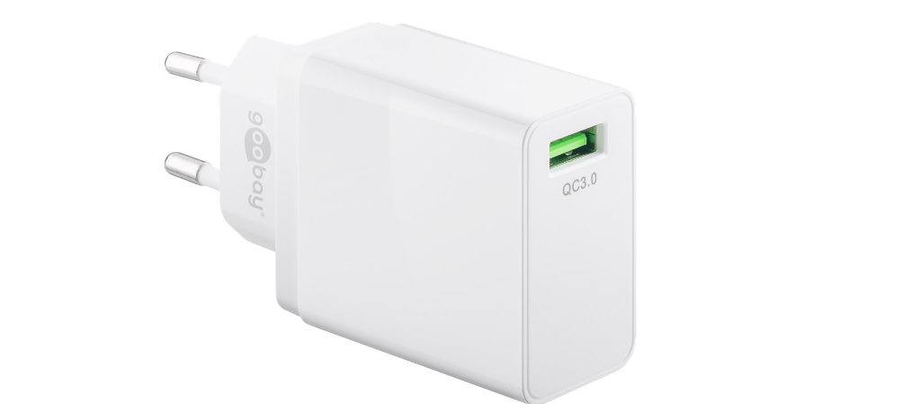 [61672] Caricatore Rapido Usb QC3.0 18W - Bianco
