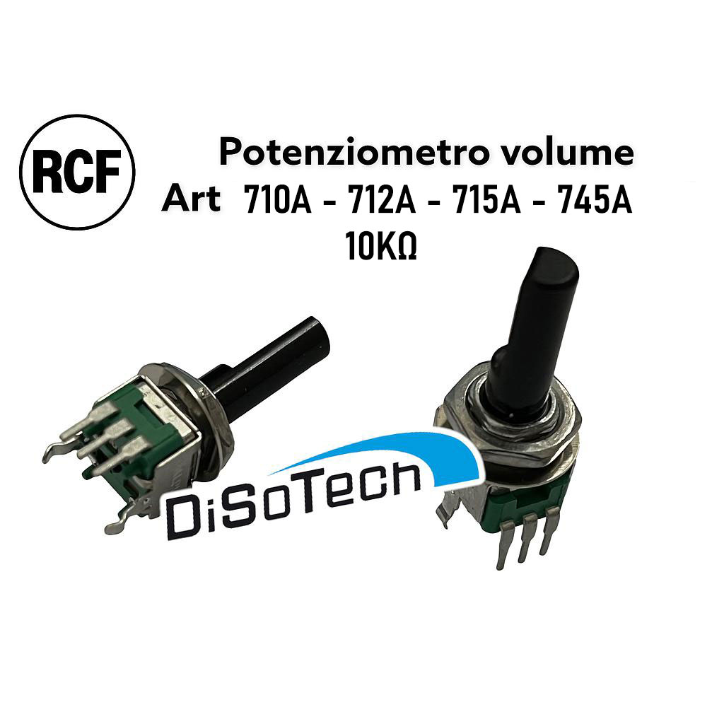 [63530076] Potenziometro Alpha 10K albero da 28mm Originale  RCF 710A 712A 715A 745A
