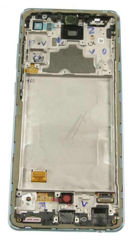 [GH82-25460B] Display Lcd completo di touch screen e frame Originale per Samsung Galaxy A72 5G SM-A726 - Celeste
