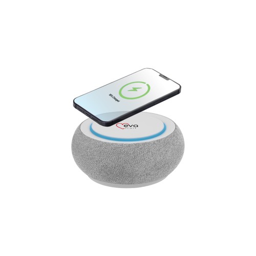 TAVOLO WIRELESS CON SPEAKER BIANCO