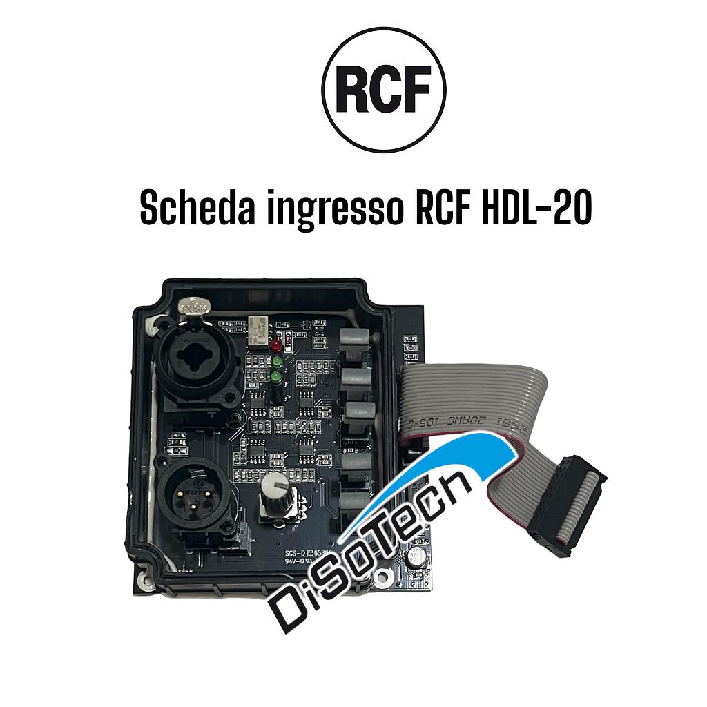 Assieme scheda input HDL-20 HDL10-A  RCF