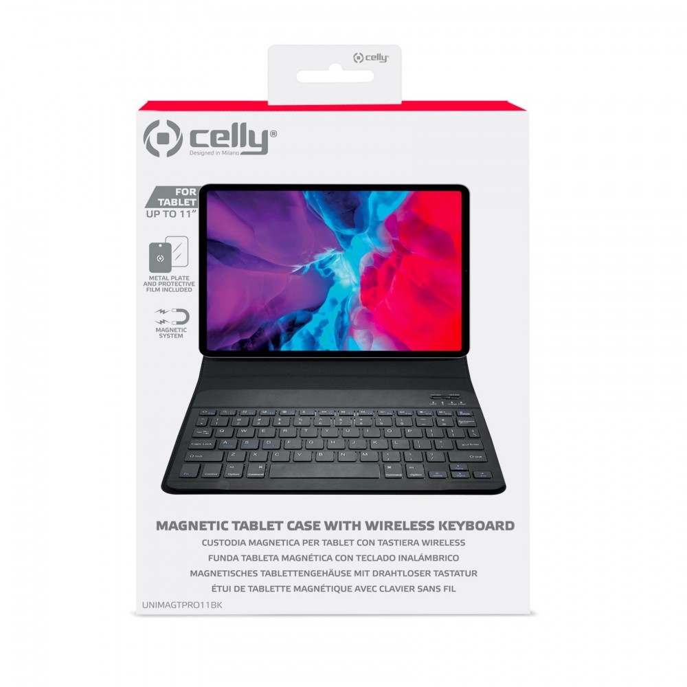 [DST-14356] CELLY UNIV MAG TAB CASE + KEYB 11 BK UNIMAGTPRO11BK