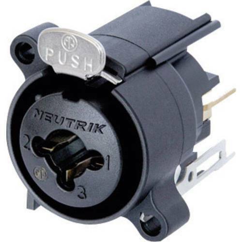 [NCJ6FA-V] PRESA 3-POLI XLR DA PANNELLO COMBI CON PRESA JACK 6.35MM Neutrik