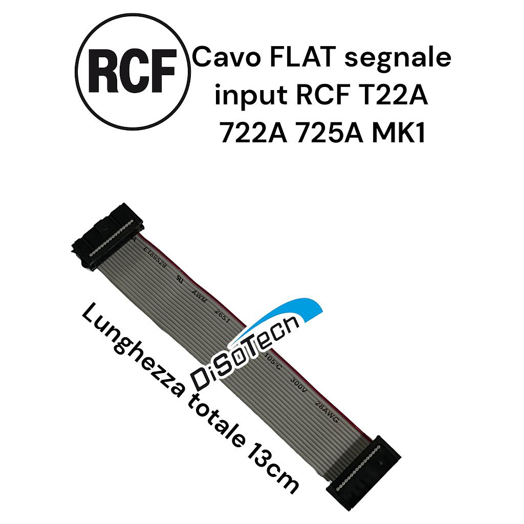 [22046285] Cavo flat RCF di collegamento input amplificatore 722A 725A Mk1 13cm