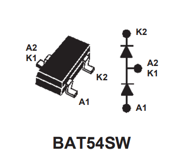 [BAT54SW] BAT54SW Diodo SMD SOT-23