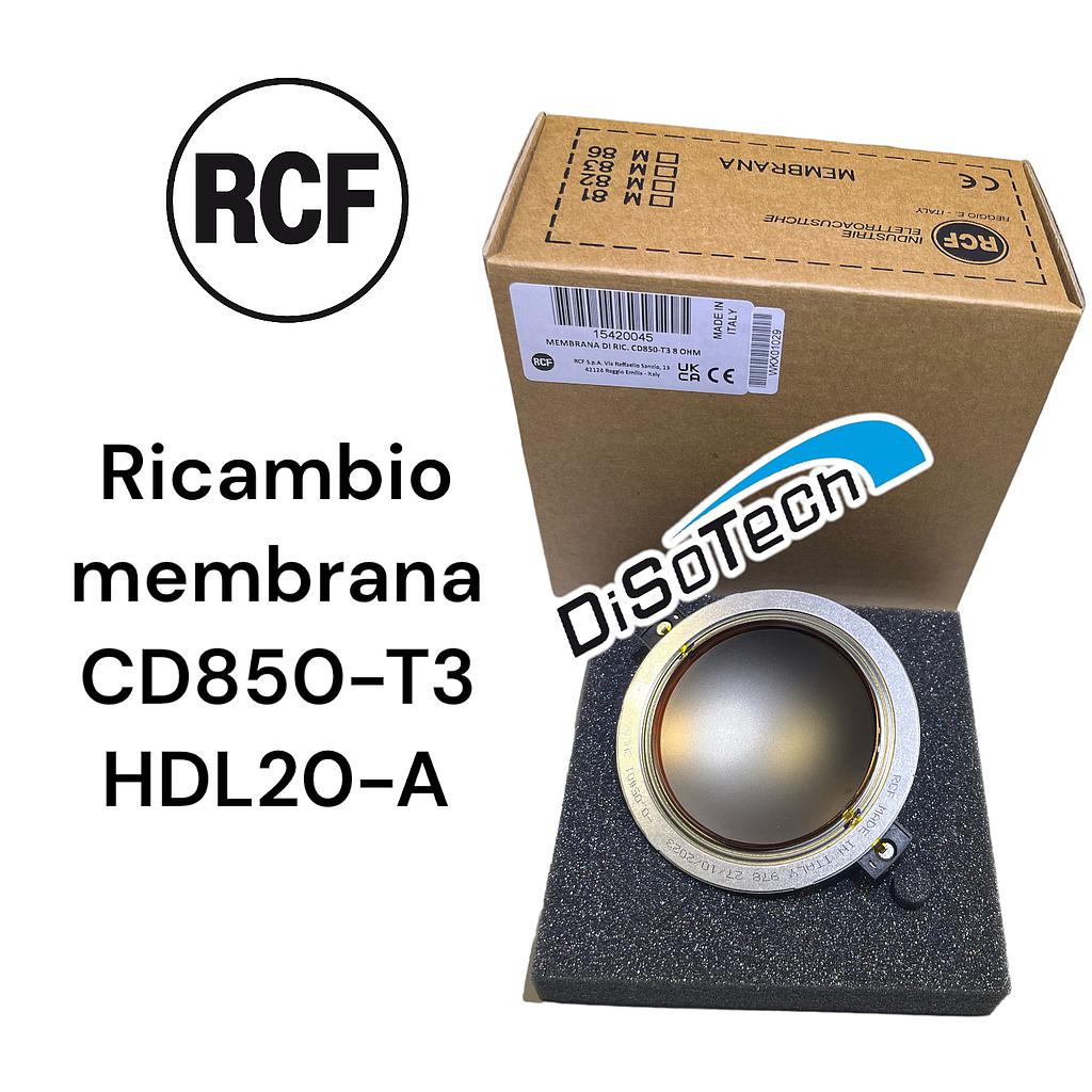 MEMBRANA TWEETER DI RICAMBIO CD850-T3 8 OHM HDL20-A