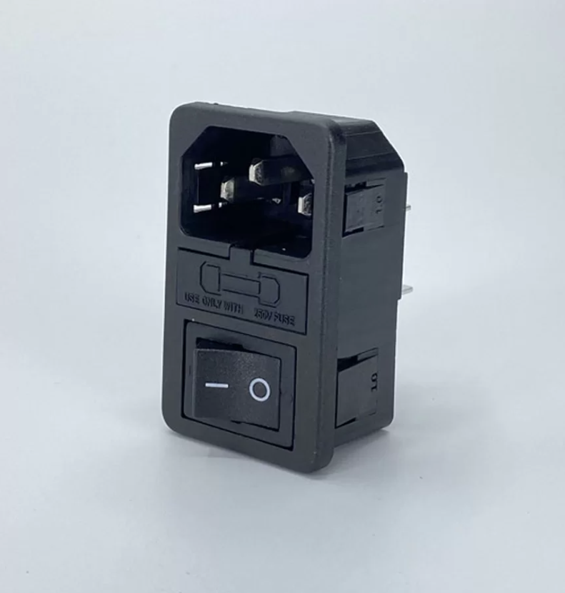 [DST-16955] Presa di corrente 230v VDE con interruttore e portafusibile FBT