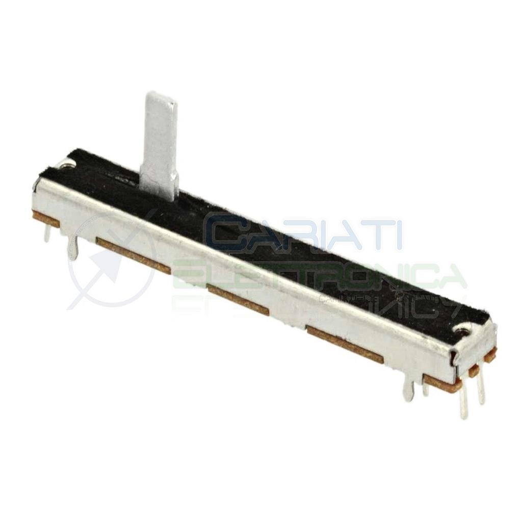 [pot-lin60mm] Slider potenziometro lineare 60mm 100K x2