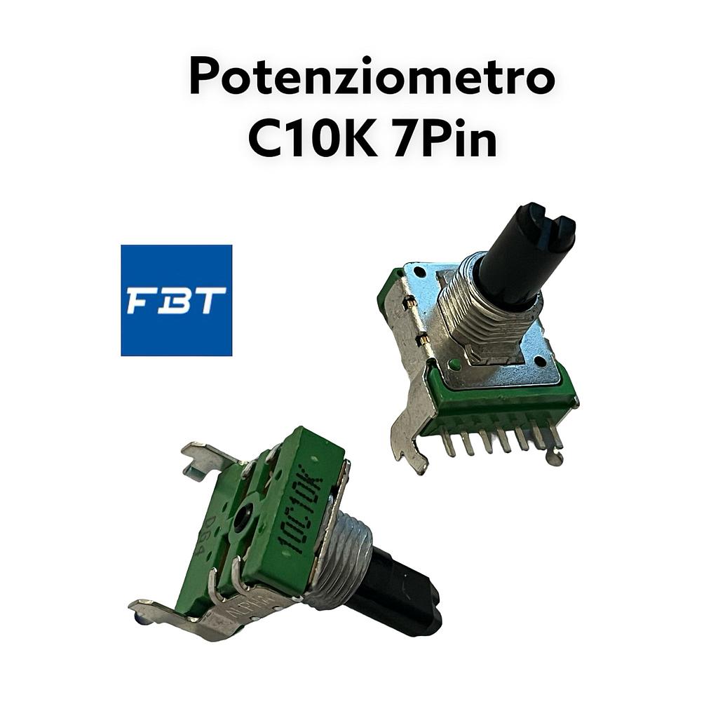 [DST-17705] Potenziometro C10K 7Pin Orizzontale senza 0 centrale FBT HiMaxX 40a Volume