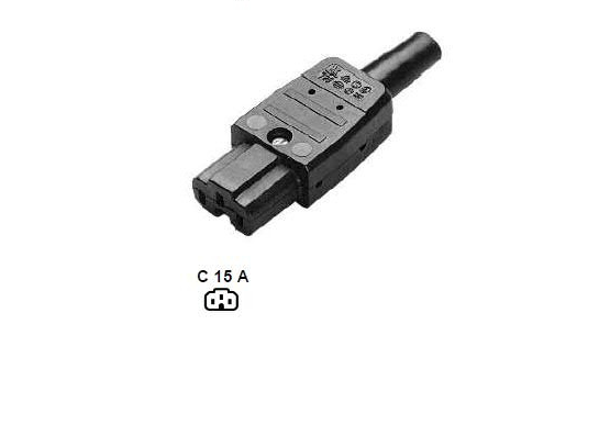 Presa volante alimentazione Tripolare C15 10A 250V