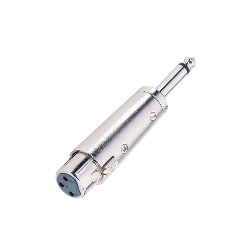 Adattatore Cannon, XLR femmina 3 poli / Jack 6.3 mm mono